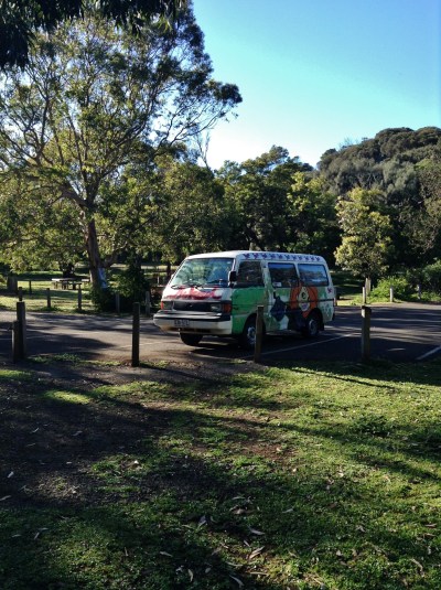 Our van in all its glory