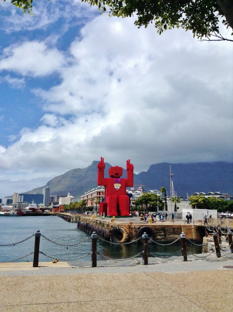 Giant South African Lego Man. 