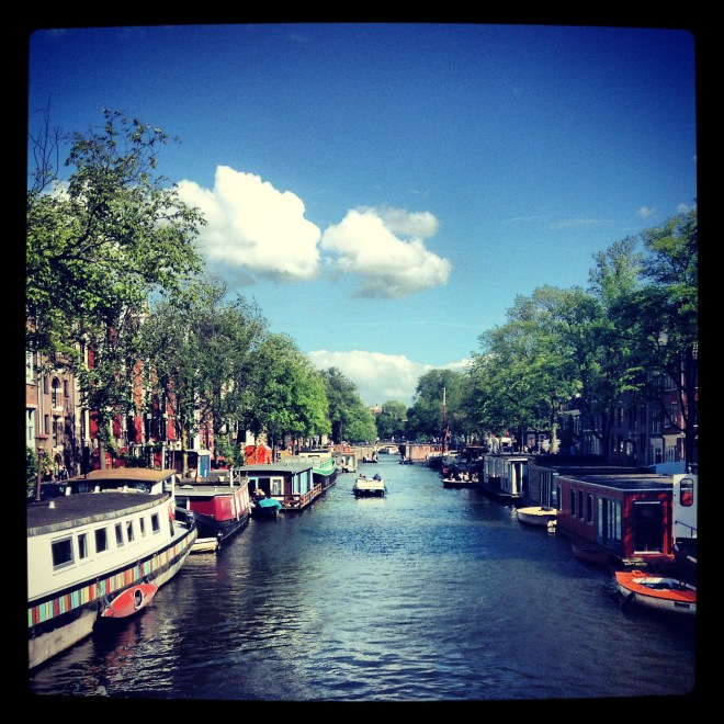 The canals of Amsterdam