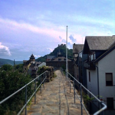fortified wall in Oberwesel, Germany