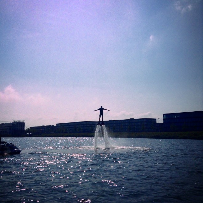 Flyboarding in Amsterdam